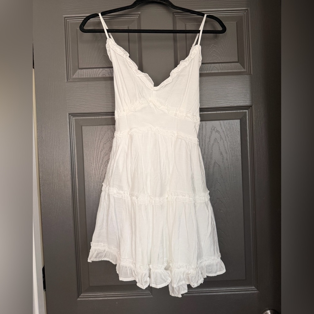 Francesca's Collections Cream Mini Dress